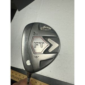 Callaway FT Fairway 3 Wood 3W 15° Fujikura 160 Stiff Flex‎ Graphite Shaft LH